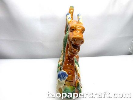 Ceramic Chinese Dragon Feng Shui Decoration (Large Size)