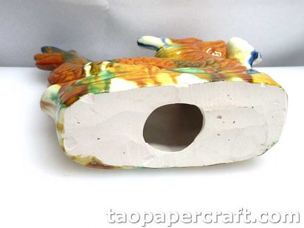 Ceramic Chinese Dragon Feng Shui Decoration (Medium Size)