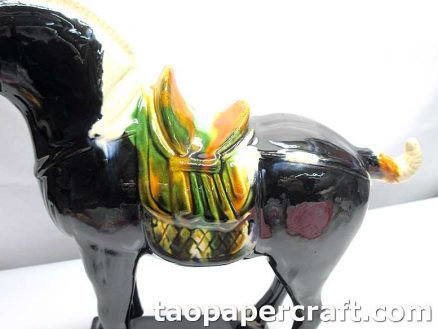 Ceramic Horse Feng Shui Decoration