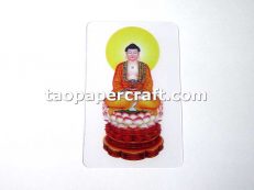 Gautama Buddha Graphic Semi Transparent PVC Collectible Card 釋迦牟尼佛形象半透明PVC收藏卡