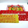 Gods of Fortune, Prosperity and Longevity Five Treasures Set Joss Paper Offerings 福祿壽五寶牒