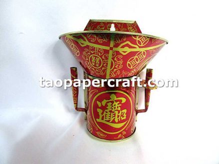Traditional Chinese Incense Stick Burner Holder Stand 2 Candle Holders (For Hanging on the Wall) 傳統中式香爐帶燭台(懸掛式)